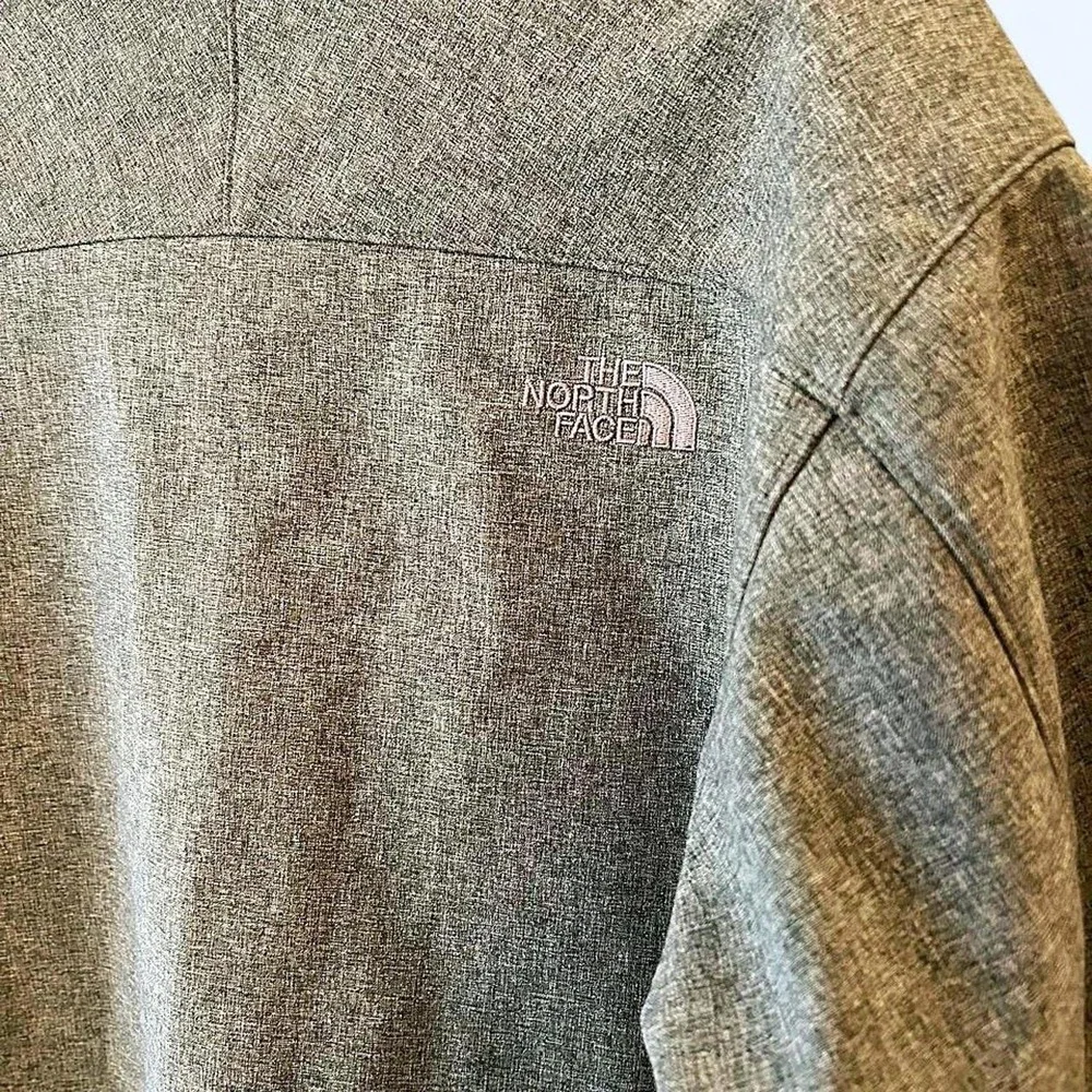 The North Face Jacket Mens Large Gray WindWall Apex Bionic Softshell Full Zip XL